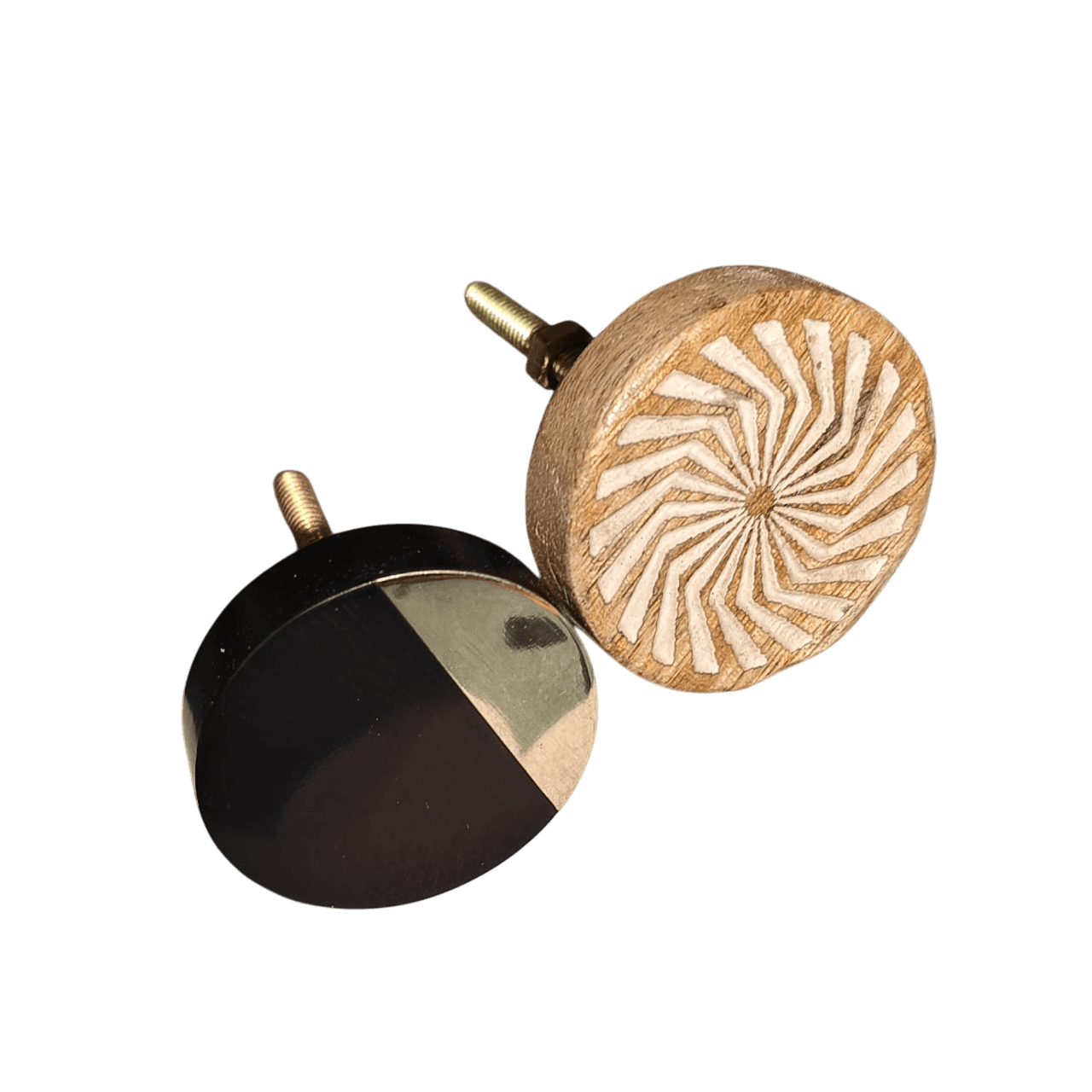 IRON & WOOD KNOB (POLISH & COLOR)